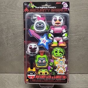 Montgomery Gator and Glamrock Chica 2-Pack Five Nights at Freddy's Funko Snaps!